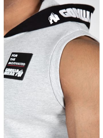 Gorilla Wear Milwaukee Kapuzenpulli mit Reißverschluss - Grau
