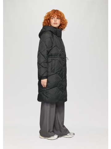 QS Outdoor-Mantel langarm in Schwarz