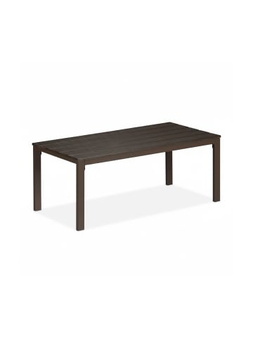 relaxdays Gartentisch in Braun - (B)98 x (H)39 x (T)48 cm