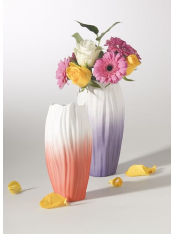 Goebel Vase " Spirulina " in Rot