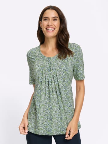 WITT WEIDEN Print-Shirt in eucalyptus-grau-bedruckt
