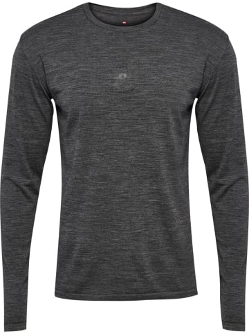 Hummel T-Shirt "Therma Wool Blend T-Shirt Longsleeve" in Schwarz