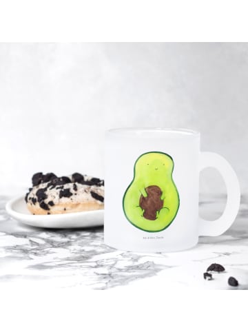 Mr. & Mrs. Panda Kaffeetasse Avocado Kern ohne Spruch in Transparent