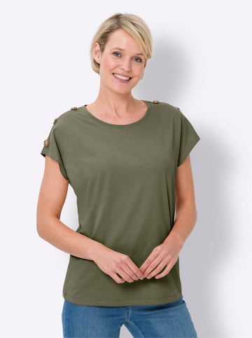 Sieh an! Kurzarm-Shirt in khaki