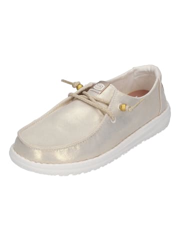 Hey Dude Sneaker Low WENDY METALLIC SHINE in goldfarben