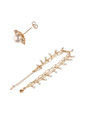 faina Women Jewelry Set in rose gold white