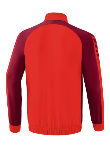 erima Kinder Six Wings Präsentationsjacke in rot/bordeaux