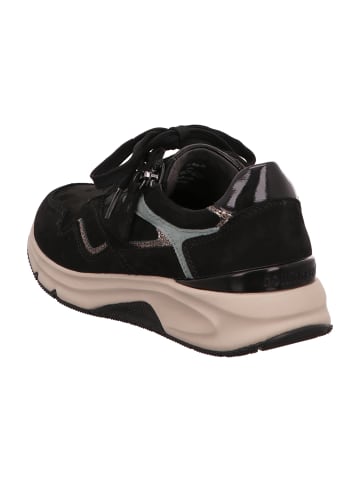 rollingsoft Komfort Schnürschuhe in Schwarz