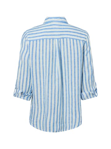 Street One Bluse in blau weiß