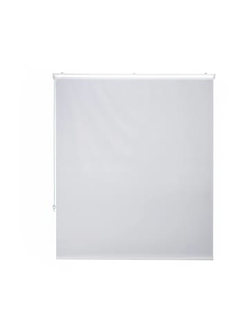 relaxdays Duschrollo in Weiß - (B)140 x (H)240 cm
