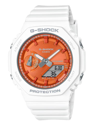 Casio G-Shock Classic Ana-Digi Uhr Weiß/Orange