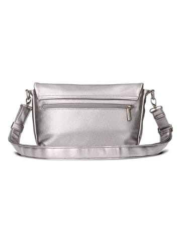 Zwei Mademoiselle.M Messenger 33 cm Laptopfach silver