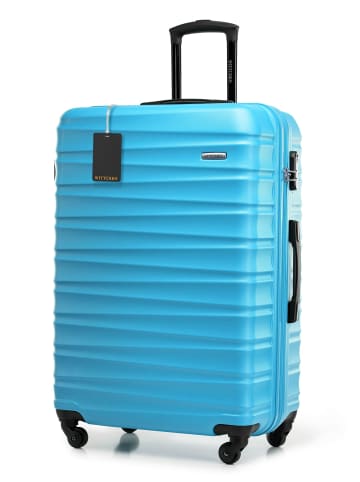 Wittchen LARGE SUITCASE FROM ABS WITH LUGGAGE TAG in Blue