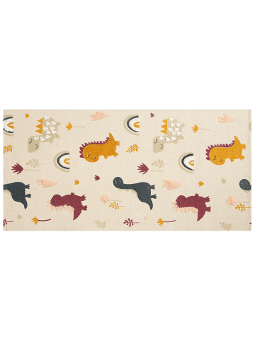 Beliani Kinderteppich TIOP in Bunt/Beige - (W) 80 x (L) 150 cm