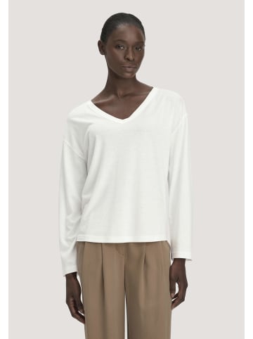 Hessnatur Hessnatur Longsleeve Oversize aus TENCEL™ Lyocell und Bio-Baumwolle in naturweiss