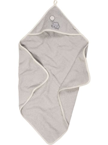 Playshoes Badetuch "Frottee-Kapuzentuch Elefant" in Grau