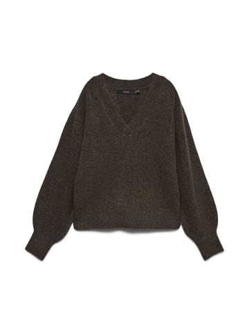 Vero Moda Strickpullover in Chocolate Torte