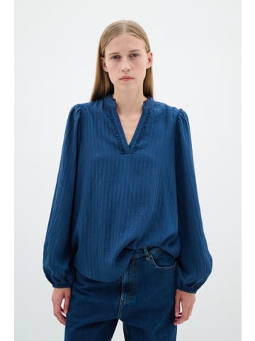 InWear Langarm - Hemd DermaIW Regular fit in Marine Blue