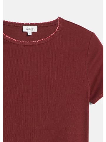 s.Oliver T-Shirt in 3903_bordeaux