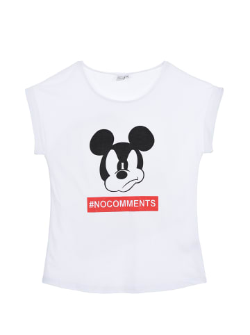 Disney Mickey Mouse T-Shirt kurzarm von Mickey Mouse in Weiß