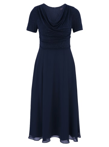 Vera Mont Cocktailkleid im Glitzer-Look in Patch Dark Blue/Dark Blue