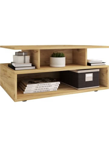 VCM  Holz Sofatisch Couchtisch Wohnzimmertisch Esila in Honig-Eiche