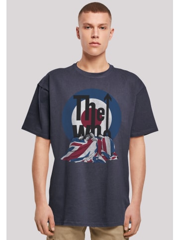 F4NT4STIC Heavy Oversize T-Shirt The Who Flag Blanket in marineblau