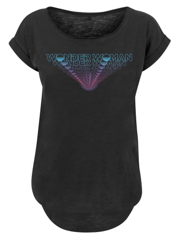 F4NT4STIC Long Cut T-Shirt DC Comics Wonder Woman 84 Repeat in schwarz