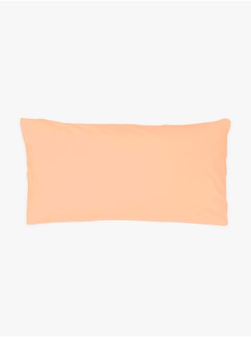 Erlich Textil  Fred Kopfkissenbezug aus Bio-Baumwolle - atmungsaktiv in papaya