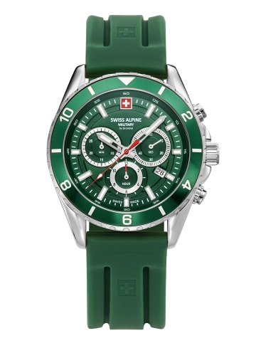 Swiss Alpine Military by Grovana Analoguhr für Herren in silber