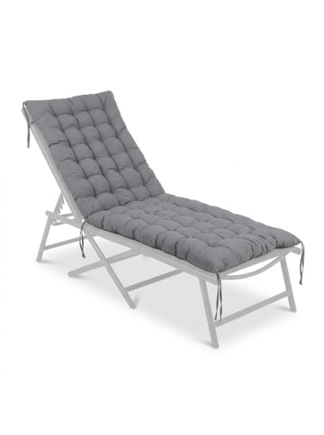 relaxdays Bankauflage in Grau - 180 x 70 cm