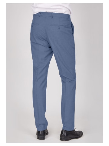 Steffen Klein Anzughose Slim Fit in hellblau