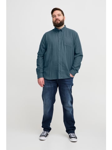BLEND Langarmhemd BHBShirt 20717541 BB modisches Langarmhemd in Blau