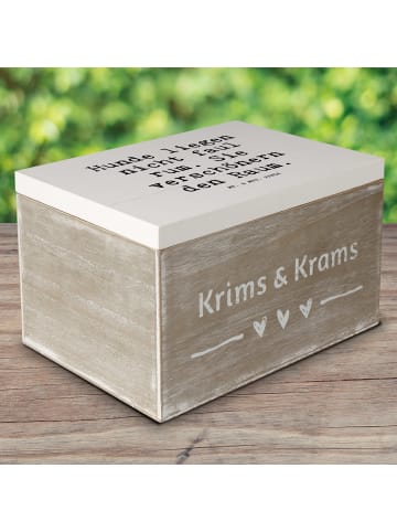 Mr. & Mrs. Panda Aufbewahrungsbox Hunde liegen nicht faul... mit... in Weiß