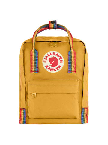 FJÄLLRÄVEN Kånken Rainbow Mini 7 - Rucksack 29 cm in ochre-rainbow pattern