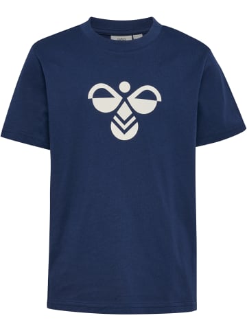 Hummel T-Shirt Hmljr Reg Kinder in DRESS BLUES