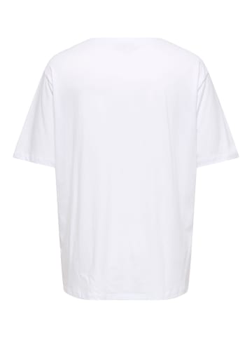 ONLY Carmakoma T-shirt in Bright White