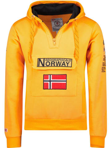 Geographical Norway Hoodie "Gymclass Db Men 100" in Orange