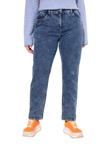 Ulla Popken Jeans in dark blue denim