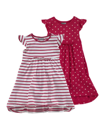Kidsworld Jerseykleid in rot-weiß