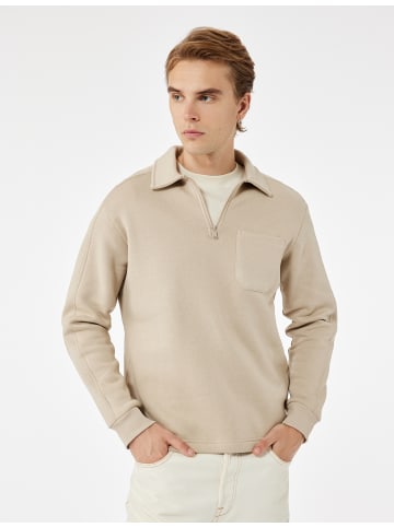 KOTON SWEATSHIRTS in Beige
