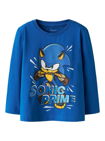 name it Oberteil mit langen Ärmeln in Victoria Blue