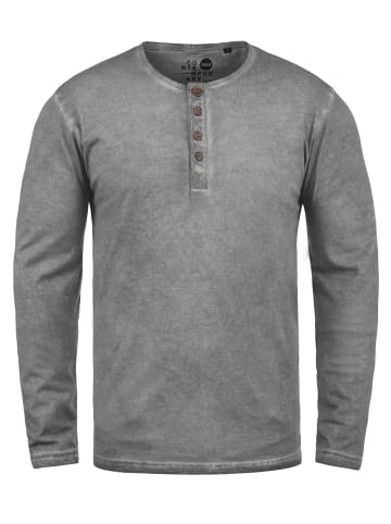 !SOLID Rundhalsshirt in grau