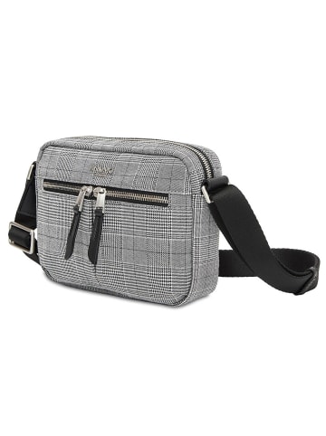 Knomo Mayfair Avery Umhängetasche RFID 21 cm in grey check