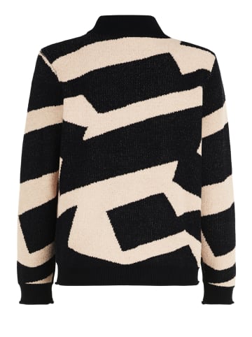 Betty Barclay Strickpullover mit Jacquard in Black-Beige