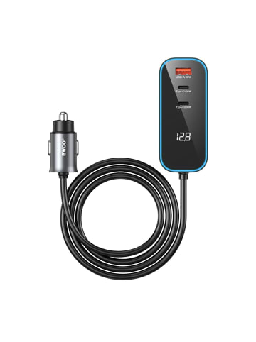 Wisam BWOO CC107 PD Kfz-Ladegerät 1x USB-C - USB-A Anschluss 30W schwarz