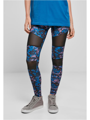 Urban Classics Leggings in digital duskviolet camo