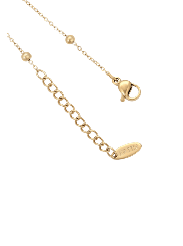 faina Women Thin Station Bracelet With Charms in Gold