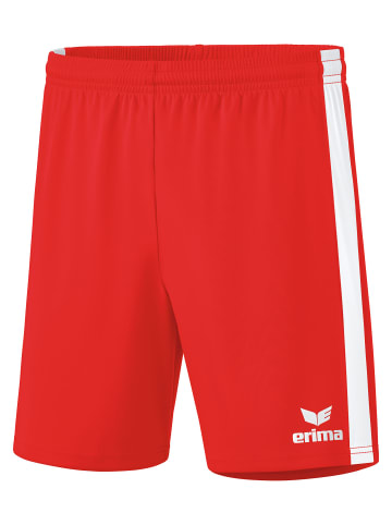 erima Retro Star Shorts in rot/weiss