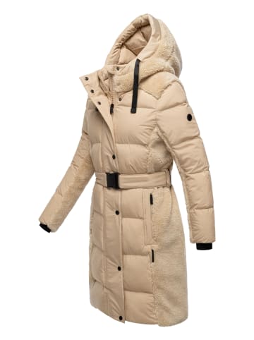 Navahoo Wintermantel Funkelteddy 14 in Beige